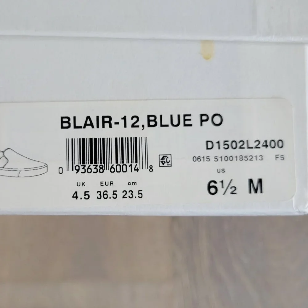 VINCE Blair - 12   Blue Slip on Suede Sneakers